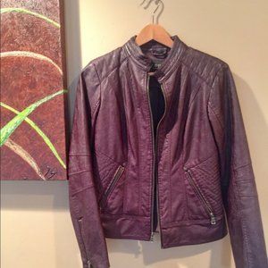 Guess Vegan Leather Moto Jacket
